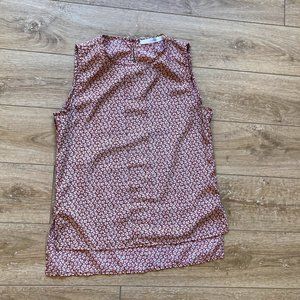 Red/Ivory Fun2Fun Shell Top